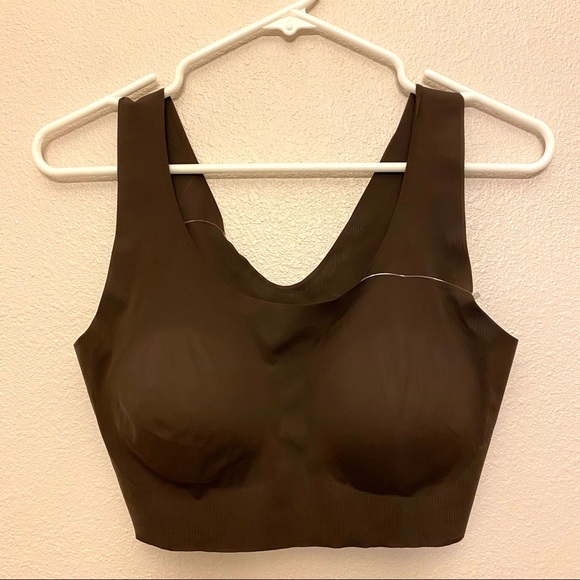 NWT Bali Comfort Revolution Easylite Seamless Wireless Brown Bra Size Large - Picture 2 of 7